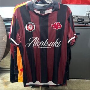 Naruto Akatsuki Anime Striped Jersey